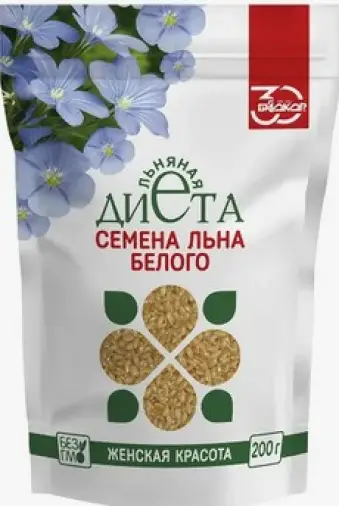 Семя льна Упаковка 200г произодства Биокор ООО
