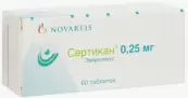Сертикан Таблетки диспергируемые 250мкг №60 от Новартис Фарма