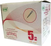 Шприц одноразовый Упаковка 5мл №100 от СФМ Госпитал Продакт Гмбх