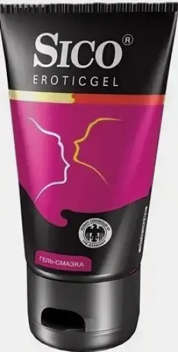 Сико гель для интимной смазки возбуждающий Sico Erotic Флакон 50мл произодства Гельтек