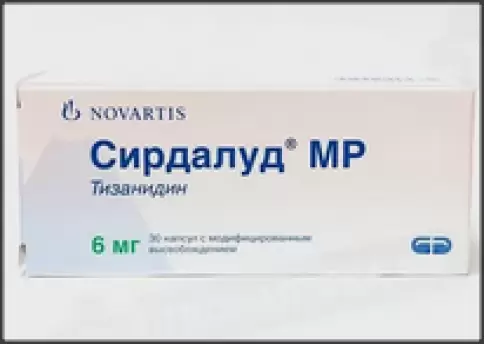 Сирдалуд МР Капсулы 6мг №30 в Дмитрове