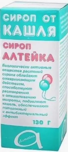 Сироп Алтейка Флакон 130мл произодства Экофлор