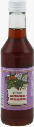 Сироп боярышника с шиповником Флакон 250мл произодства Астромар ООО