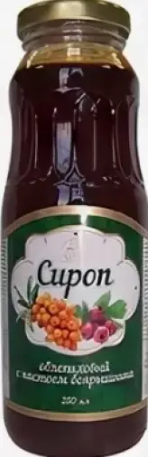 Сироп облепихи с боярышником