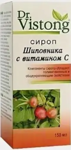 Сироп шиповника с вит.С Флакон 150мл произодства ВИС ООО
