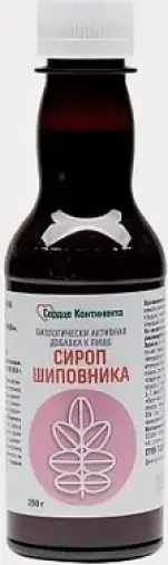 Сироп шиповника Сердце Континента Флакон 250мл произодства Фарм-Про ООО