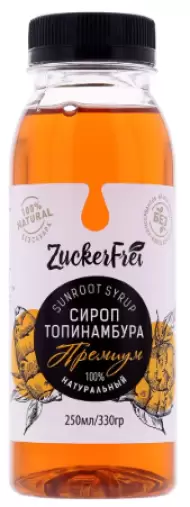Сироп топинамбура Премиум Флакон 250мл произодства Терра