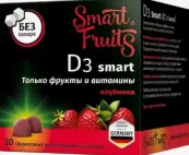 Смарт Smart Fruits витамин Д3 Пастилки жевательные фруктовые 2.5г №30 от Биовит ООО