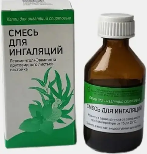 Смесь для ингаляций Флакон 40мл произодства Ф. фабрика (Иваново)