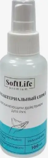 СофтЛайф премиум средство д/рук антибактер. Спрей 100мл в Долгопрудном
