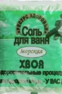 Соль для ванн морская природная Упаковка (хвоя) 1кг от Аптека Альякс