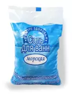 Соль для ванн морская Упаковка 1кг от Здоровье плюс Ключевая 10к2