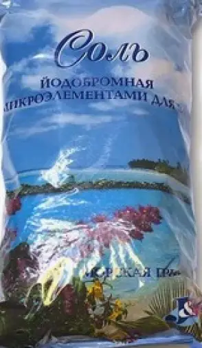 Соль морская йодо-бромная Упаковка 1кг произодства Ресурс-Ф ЗАО