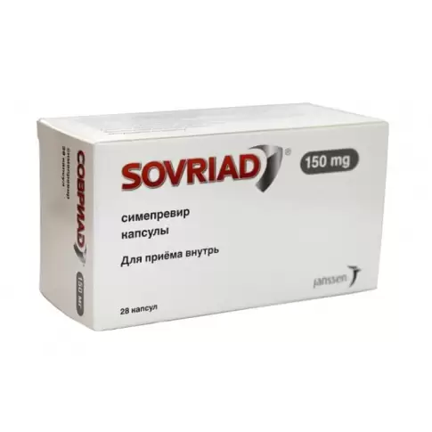 Совриад Капсулы 150мг №28 произодства Янссен-Силаг