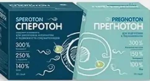 Сперотон и Прегнотон Капсулы 400мг №60 произодства ВТФ ООО