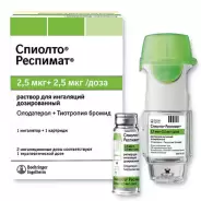 Спиолто Респимат Р-р д/ингаляций 2.5мкг+2.5мкг/доза 4мл от Самсон-Фарма на Молодёжной