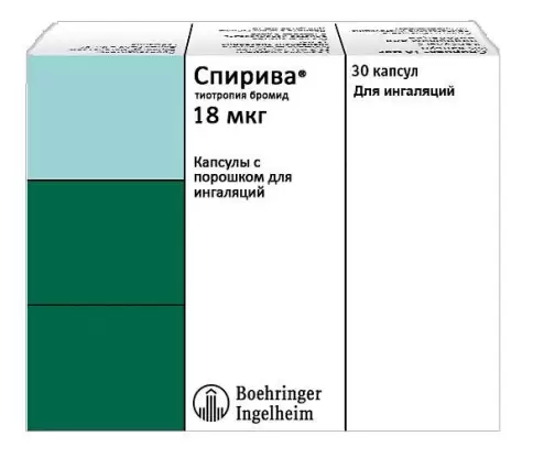 Аналог Тиотропиум: Спирива