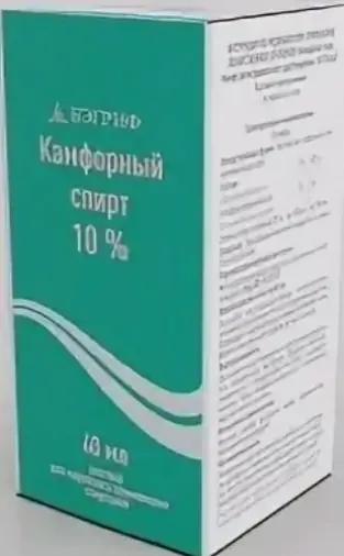 Спирт камфорный Флакон 10% 40мл