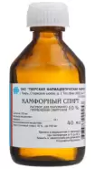 Спирт камфорный Флакон 10% 40мл в Домодедово от Аптека Диалог Домодедово Привокзальная площадь