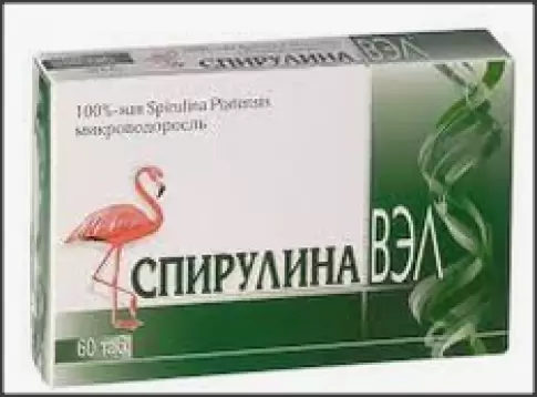 Спирулина ВЭЛ Таблетки 500 мг №60