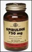 Спирулина Таблетки 750мг №100 от Солгар