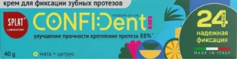 Сплат Крем для фиксации зубных протезов Splat confident fix