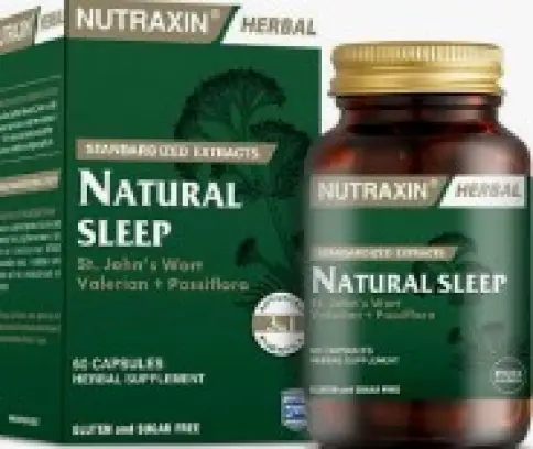 Средство для сна натуральное Nutraxin herbal Natural Sleep Капсулы №60 произодства NUTRAXIN