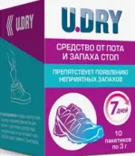 Средство от пота и запаха ног Пакетики 3г №10 от Эльфарма ООО