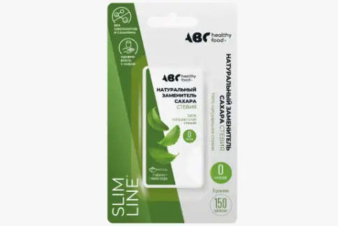 Стевия заменитель сахара ABC Healthy Food Таблетки раств. №150 произодства НоваПродукт