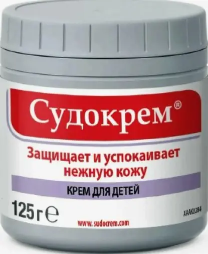 Судокрем крем детский под подгузник Крем 125г произодства Тосара Фарма Лимитед