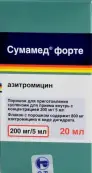 Сумамед форте Порошок д/суспензии 200мг/5мл 20мл от Плива