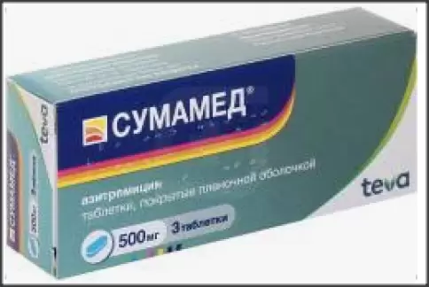 Сумамед Порошок д/суспензии 100мг/5мл 50мл произодства Не определен