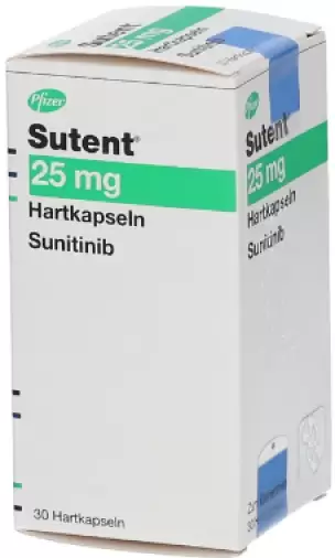 Сутент Капсулы 25мг №30 произодства Пфайзер