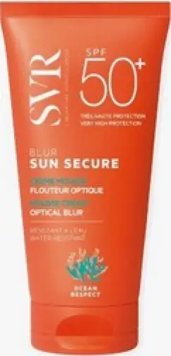 SVR Sun Secure СВР Безопасное солнце Крем-мусс с эффектом фотошопа, тон светлый Туба (SPF 50+) 50мл произодства Не определен