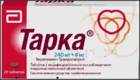 Тарка Капсулы 240/4мг №28 произодства Не определен