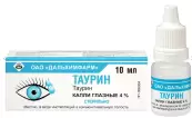 Таурин Флакон-капельница 4% 10мл от Дальхимфарм ОАО