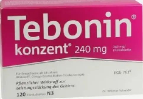 Тебонин форте Таблетки 240мг №120