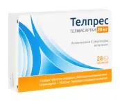 Телпрес Таблетки 20мг №28 от Радуга Продакшн ЗАО