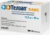 Телзап Плюс Таблетки 12.5мг+40мг №30 от Санофи Россия АО
