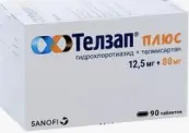 Телзап Плюс Таблетки 12.5мг+80мг №90 от Санофи Россия АО