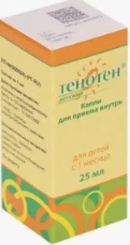 Тенотен детский Капли д/приёма внутрь 6мг/мл 25мл №1 произодства Материа Медика Холдинг ПФ