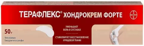Терафлекс Хондрокрем Форте Туба 50г произодства Байер