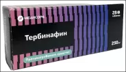 Тербинафин Таблетки 250мг №28 в Белгороде от Магнит Аптека Белгородский р-н Майский п Садовая 8 а