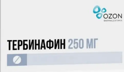Тербинафин Таблетки 250мг №10 в Ростове-на-Дону
