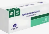 Тербинафин Таблетки 250мг №28 от Канонфарма Продакшн ЗАО