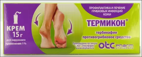 Термикон Крем 1% 15г произодства Отисифарм ОАО