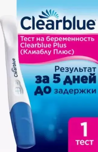 Тест на беременность Clearblue Тест струйный, кассета №1