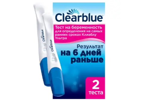 Тест на беременность Clearblue Тест струйный, кассета №2 в Волгограде