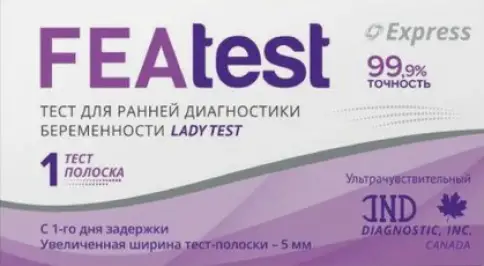Тест на беременность FEAtest