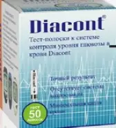 Тест-полоски к глюкомеру Диаконт Упаковка №50 от АдонисФарм
